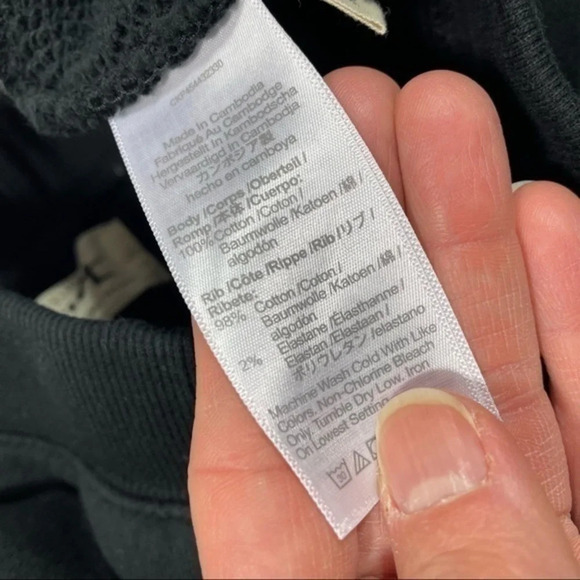 New Madewell MWL Airyterry Tapered Sweatpants Stitched Pocket Edition - Picture 3 of 11